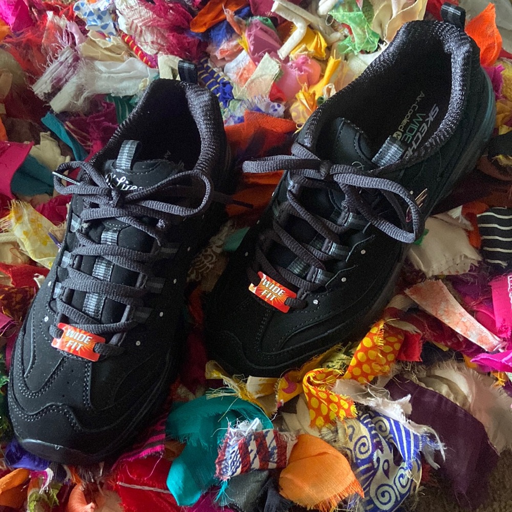 Skechers D'Lites Original Sneakers - Black